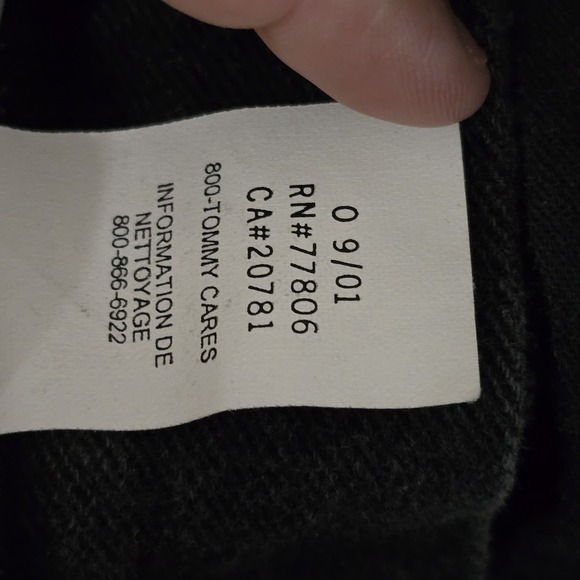 Vintage Y2K Tommy Hilfiger Black Denim Jean Shorts Mens 32 Skater Street Jorts - Picture 8 of 10